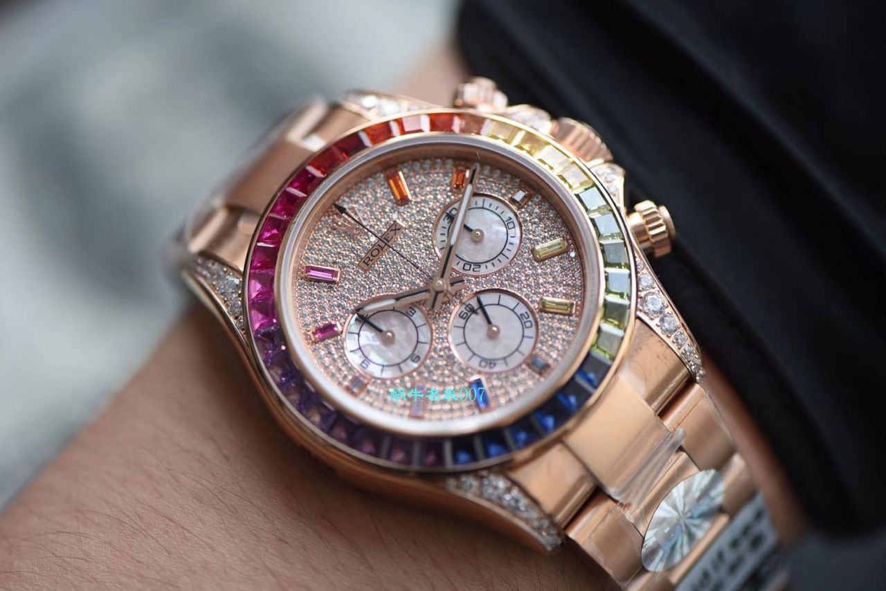 BL Factory  top 复刻高仿 Rolex  Ditongna 彩虹迪116599 RBOW,116595 RBOW,116598 RBOW wrist watch  / R357