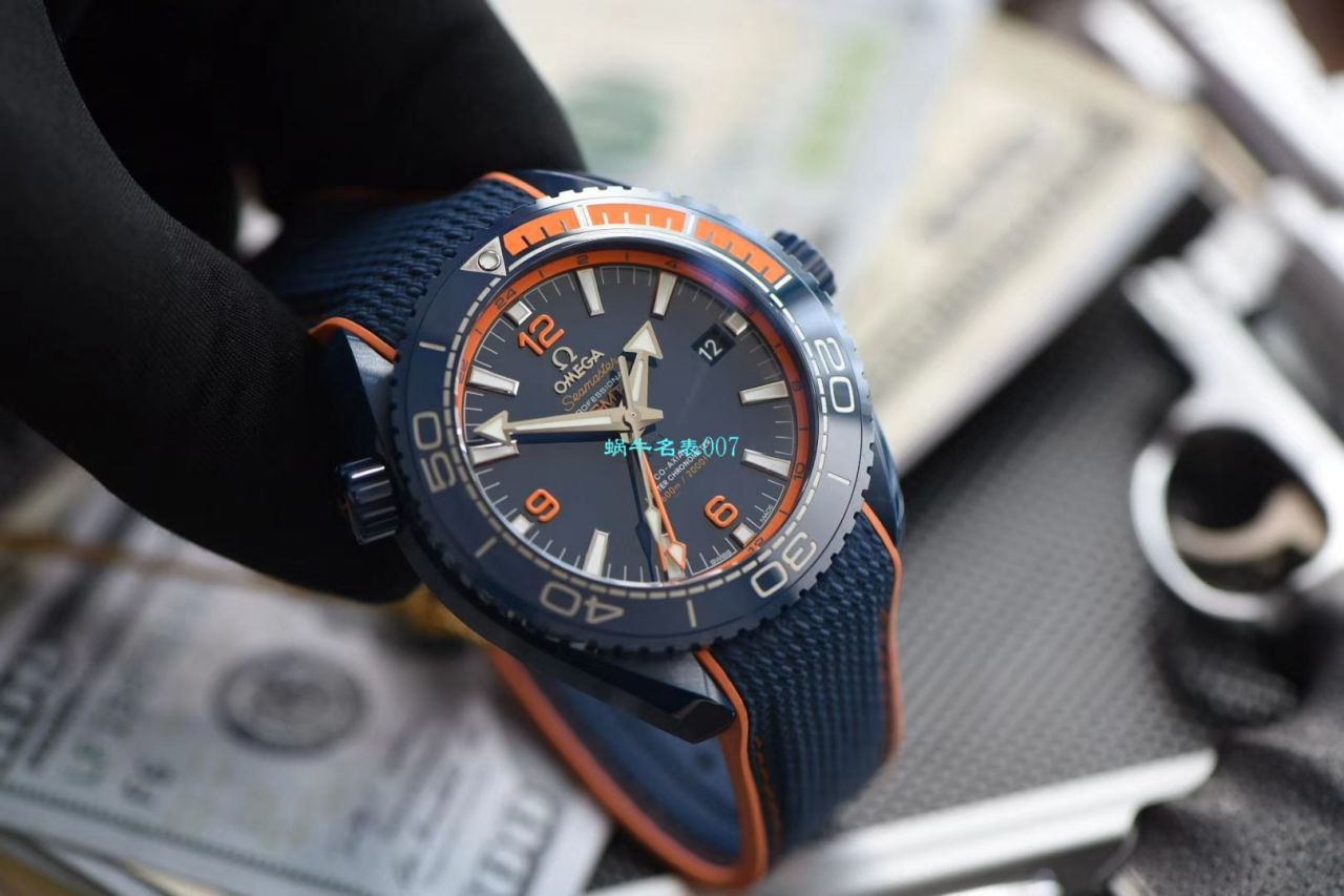  Video analysis VS Factory  top 复刻OMEGA深海之蓝 Seamaster GMT同轴至臻天文台215.92.46.22.03.001 wrist watch  / VS670B