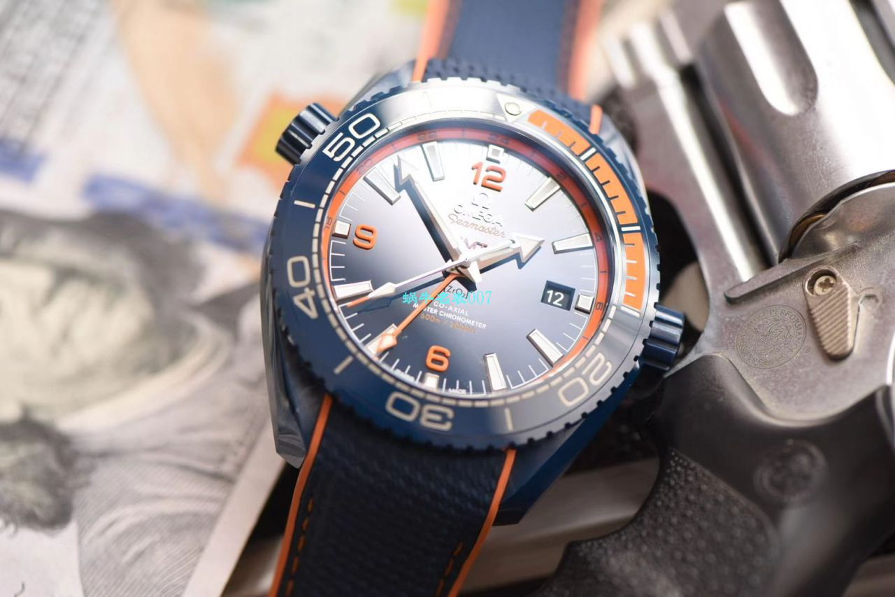  Video analysis VS Factory  top 复刻OMEGA深海之蓝 Seamaster GMT同轴至臻天文台215.92.46.22.03.001 wrist watch  / VS670B