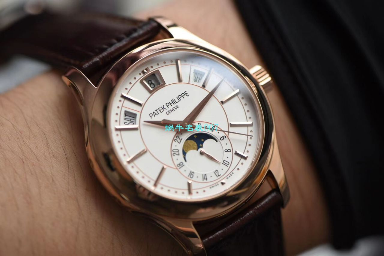  Video analysis GR Factory  PATEK PHILIPPE 复刻手表西装暴徒月相5205R-001,5205R-010,5205G-010,5205G-013,5205G-001 wrist watch  / BD281