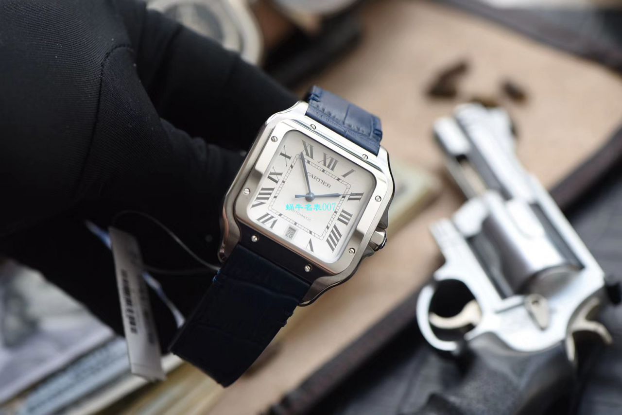  Video analysis HBBV6 Factory  top 复刻 Cartier   Santos 系列WSSA0009（大号） wrist watch  / K266