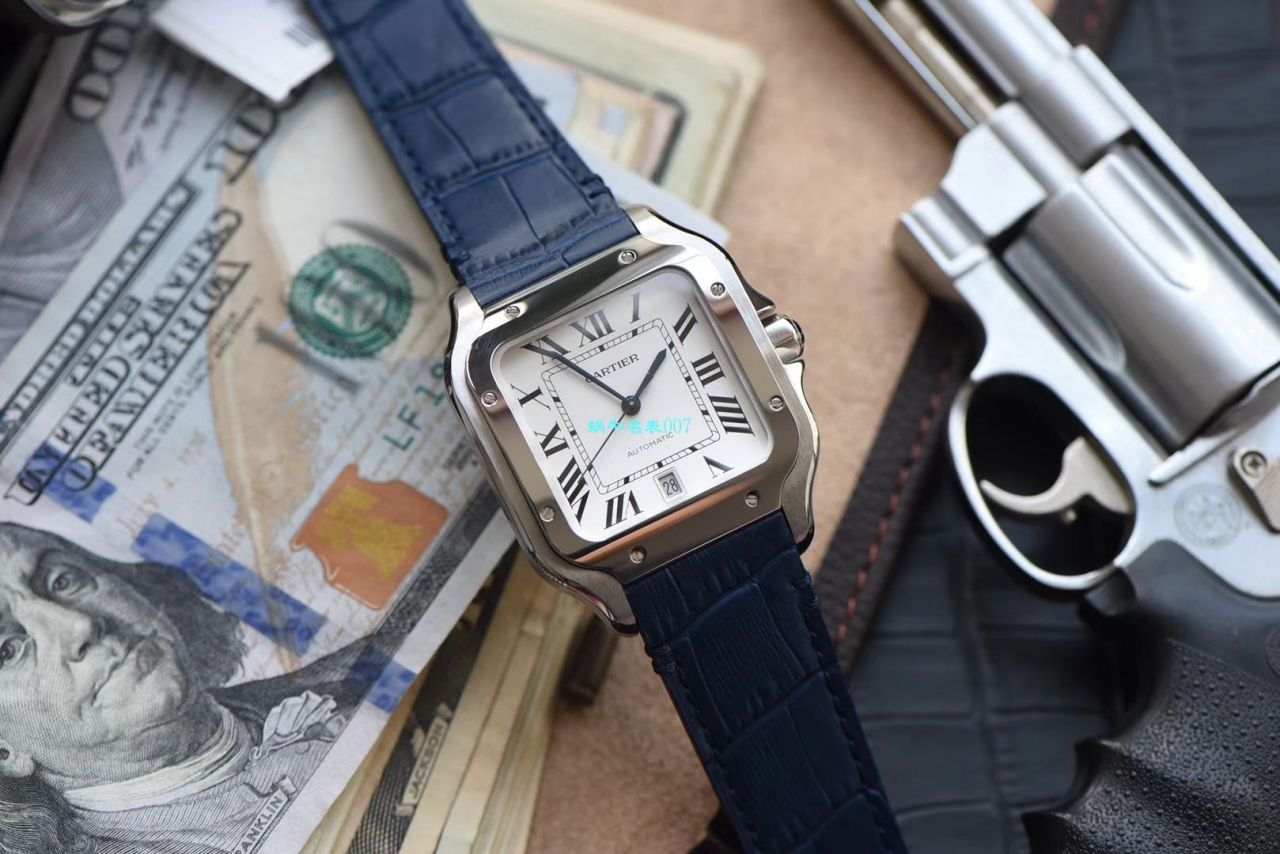  Video analysis HBBV6 Factory  top 复刻 Cartier   Santos 系列WSSA0009（大号） wrist watch  / K266
