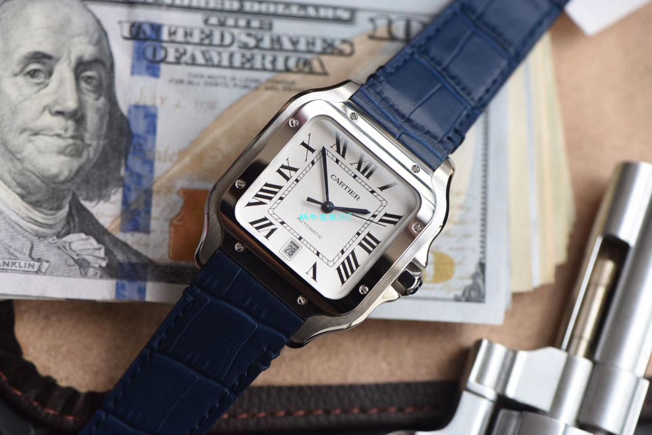  Video analysis HBBV6 Factory  top 复刻 Cartier   Santos 系列WSSA0009（大号） wrist watch  / K266