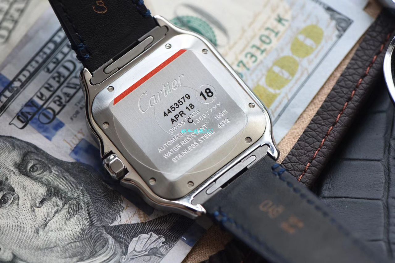  Video analysis HBBV6 Factory  top 复刻 Cartier   Santos 系列WSSA0009（大号） wrist watch  / K266