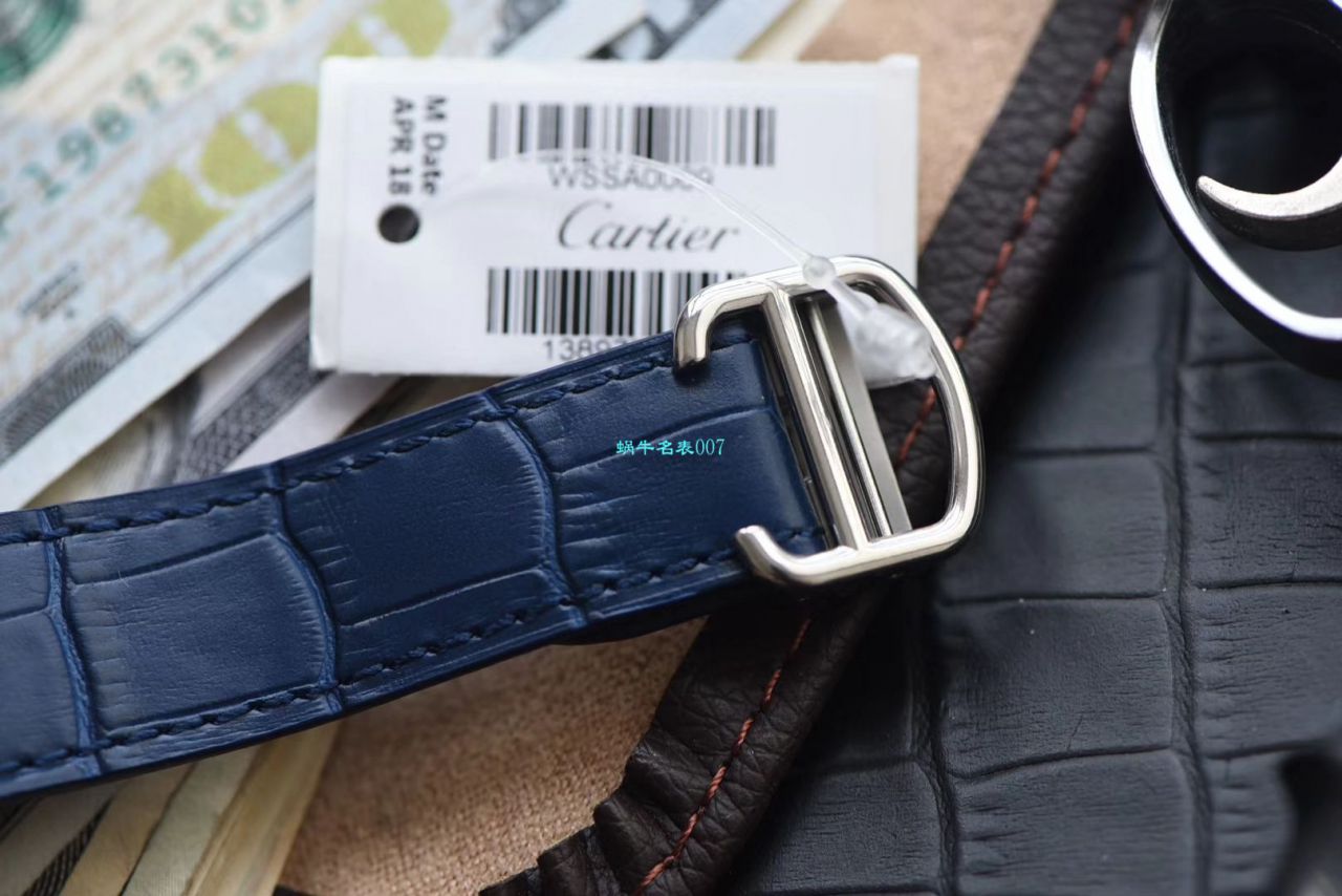  Video analysis HBBV6 Factory  top 复刻 Cartier   Santos 系列WSSA0009（大号） wrist watch  / K266