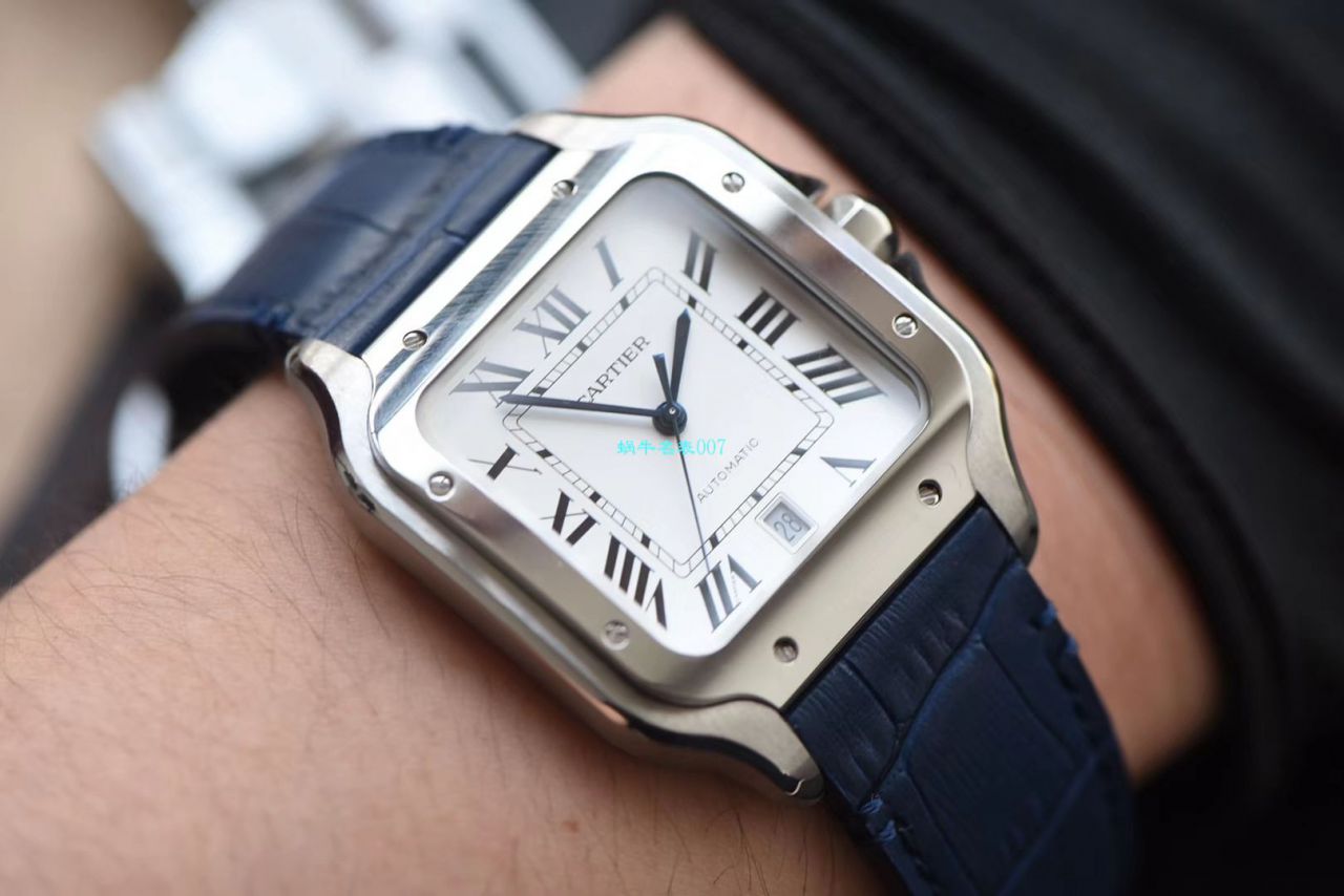  Video analysis HBBV6 Factory  top 复刻 Cartier   Santos 系列WSSA0009（大号） wrist watch  / K266