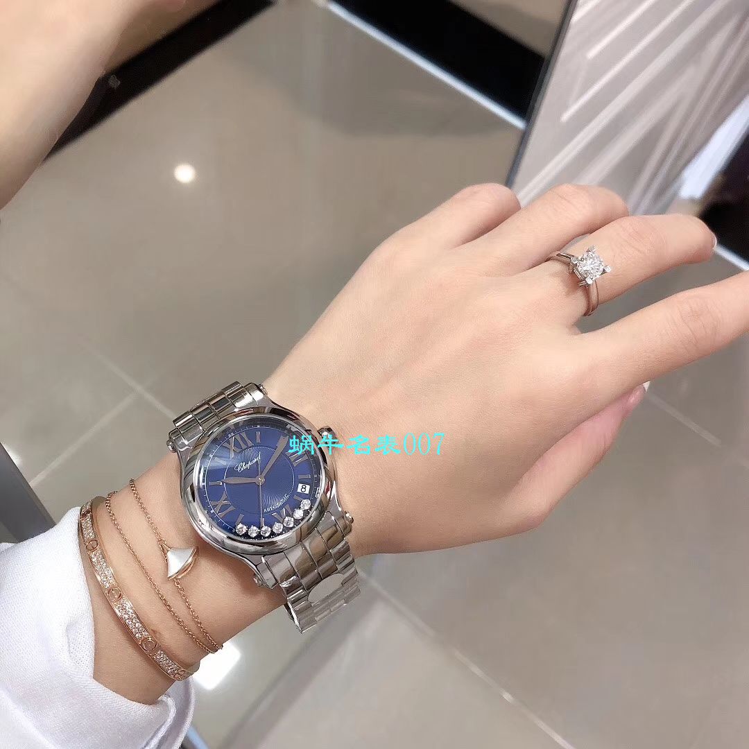 【YF Factory  top 复刻高仿女表】 Chopard HAPPY DIAMONDS系列277472-5002,278559-6002,278582-3002 wrist watch  / XB051