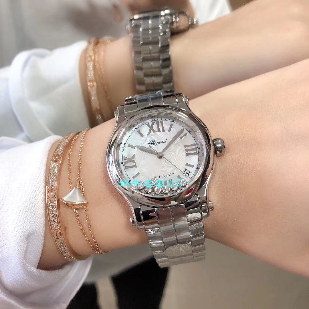 【YF Factory  top 复刻高仿女表】 Chopard HAPPY DIAMONDS系列277472-5002,278559-6002,278582-3002 wrist watch  / XB051
