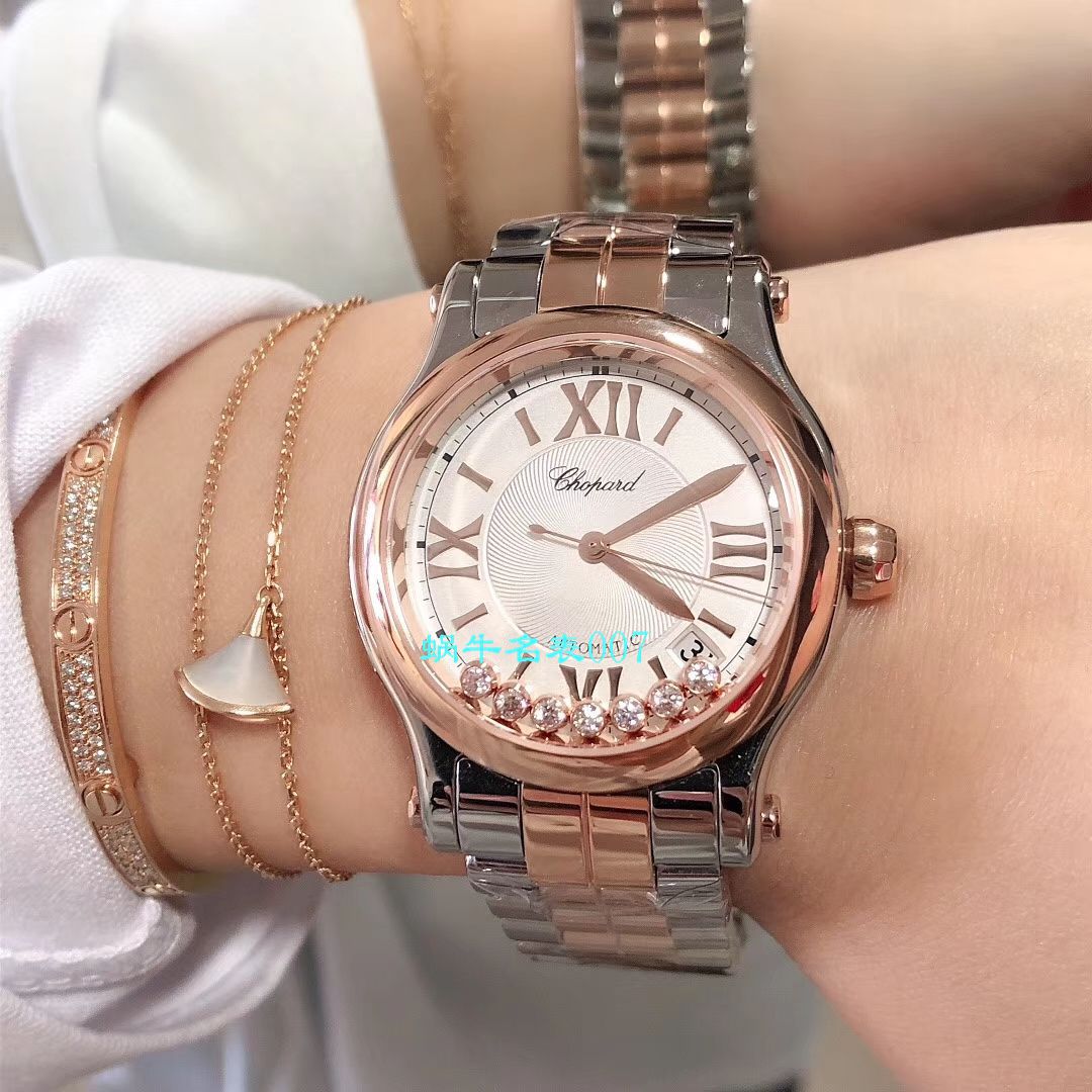 【YF Factory  top 复刻高仿女表】 Chopard HAPPY DIAMONDS系列277472-5002,278559-6002,278582-3002 wrist watch  / XB051