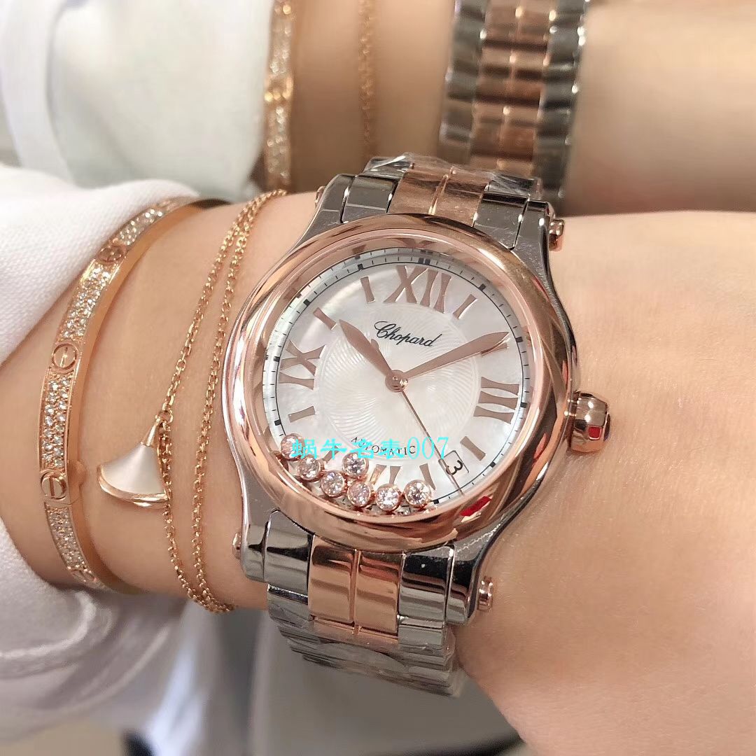 【YF Factory  top 复刻高仿女表】 Chopard HAPPY DIAMONDS系列277472-5002,278559-6002,278582-3002 wrist watch  / XB051