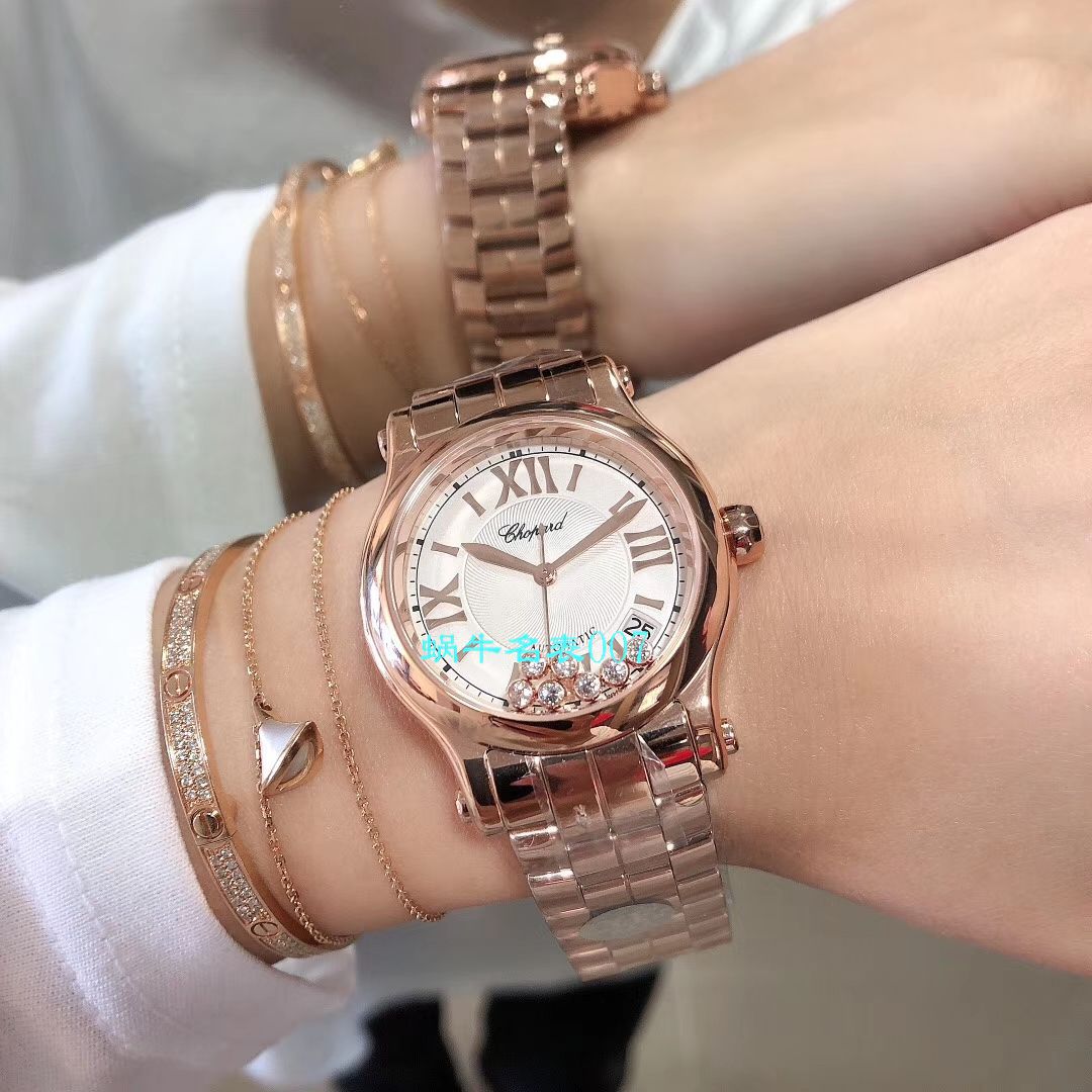 【YF Factory  top 复刻高仿女表】 Chopard HAPPY DIAMONDS系列277472-5002,278559-6002,278582-3002 wrist watch  / XB051