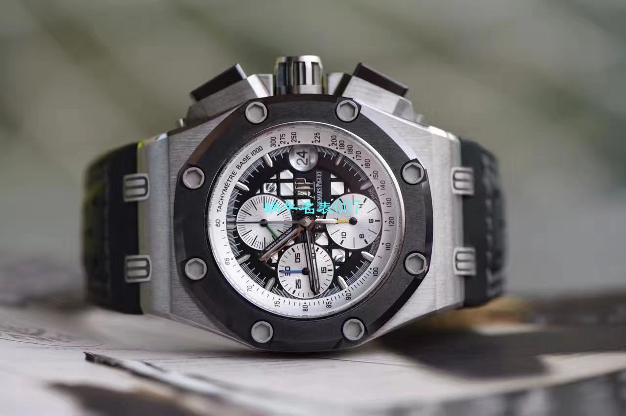 JF Factory 最帅BR2超级型表V2版Audemars Piguet  Royal Oak Offshore 高仿26078IO.OO.D001VS.01 wrist watch  / JFBR2V2