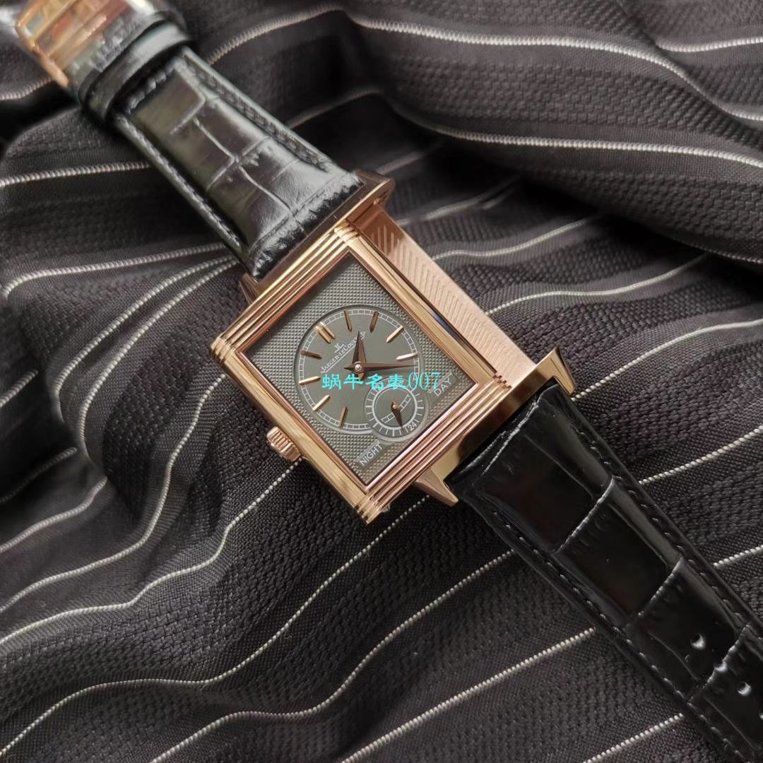 MG Factory 超A高仿手表 Jaeger-LeCoultre 翻转Reverso Tribute双面双时区Q3978480,3988482 wrist watch  / JJ169