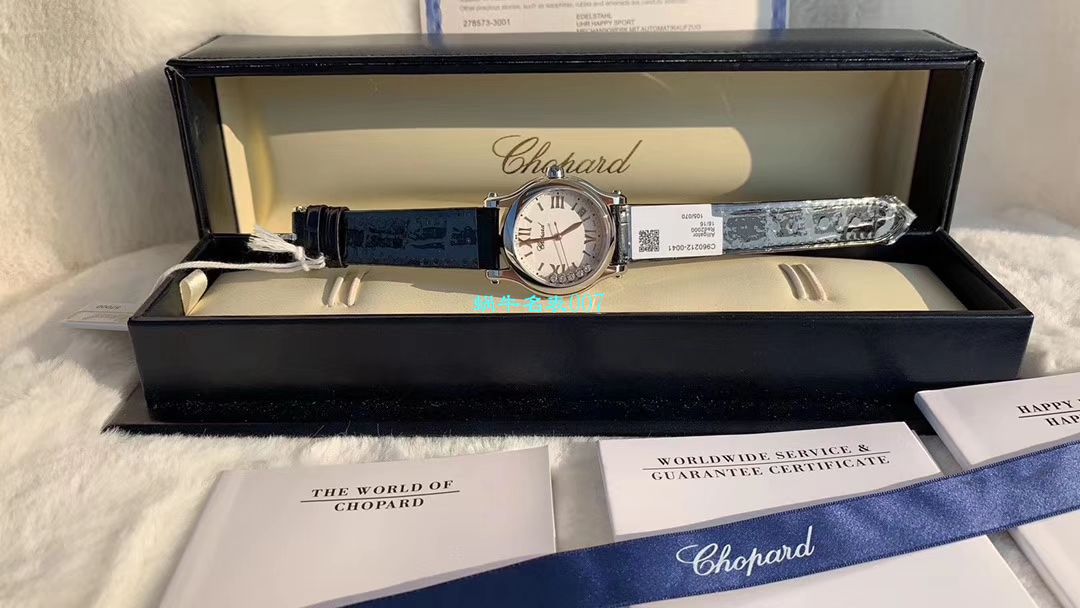 NR Factory 超A高仿 Chopard 36毫米女士石英HAPPY SPORT系列278582-6005 wrist watch  