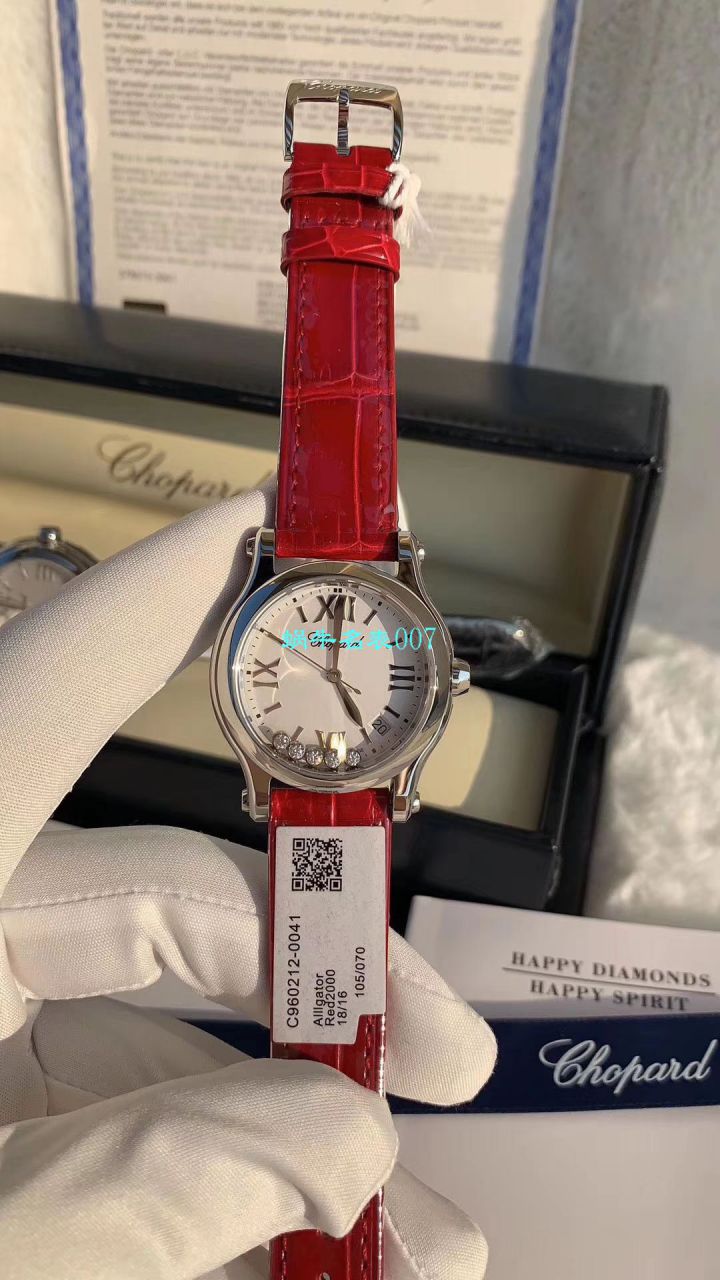 NR Factory 超A高仿 Chopard 36毫米女士石英HAPPY SPORT系列278582-6005 wrist watch  