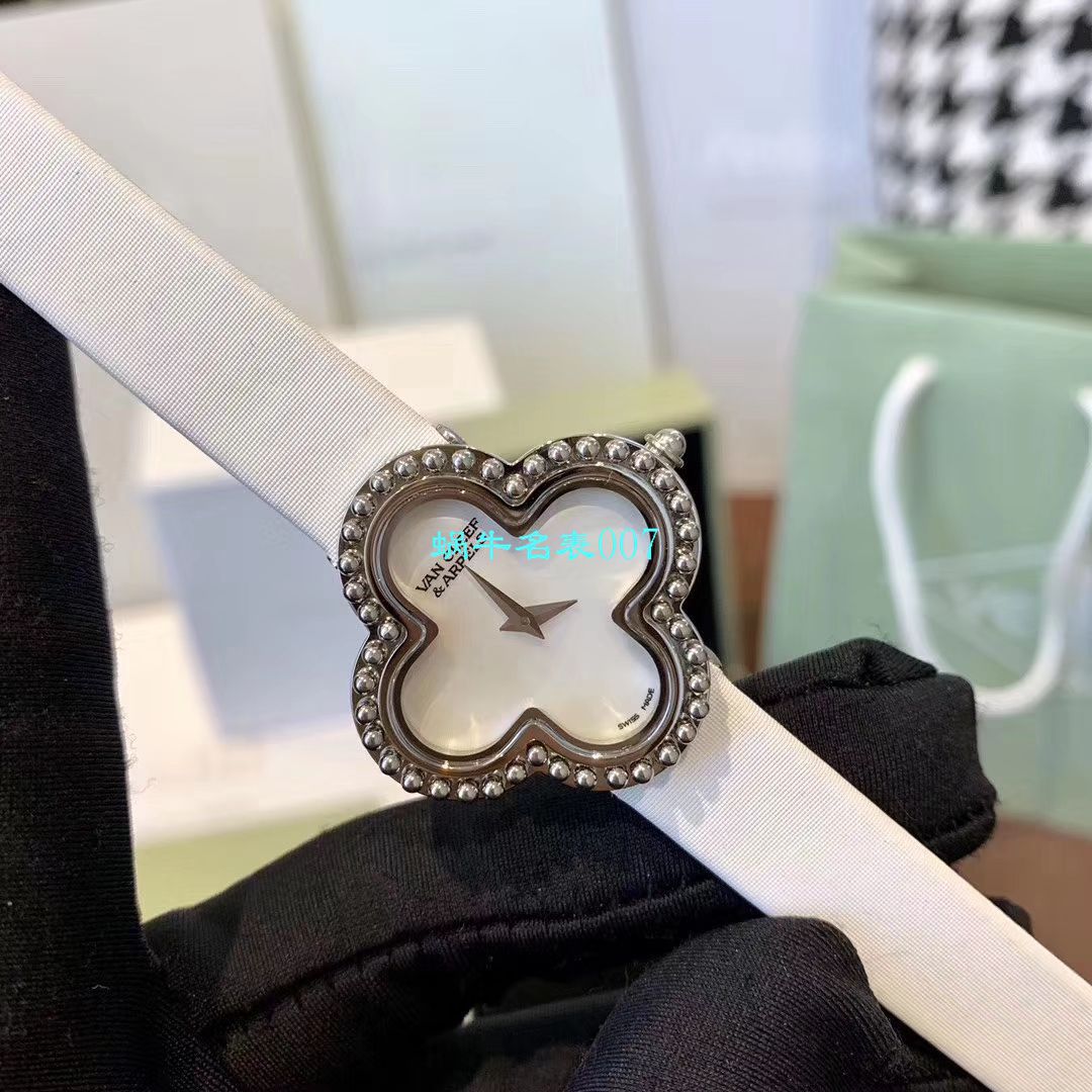 V&A Factory 2020年最新款高仿女表梵克雅宝ALHAMBRA系列VCARO8WT00,VCARO8SF00 wrist watch  / VCA09
