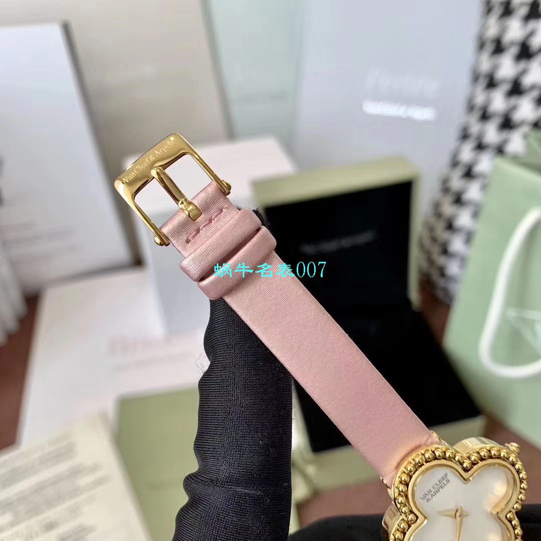 V&A Factory 2020年最新款高仿女表梵克雅宝ALHAMBRA系列VCARO8WT00,VCARO8SF00 wrist watch  / VCA09