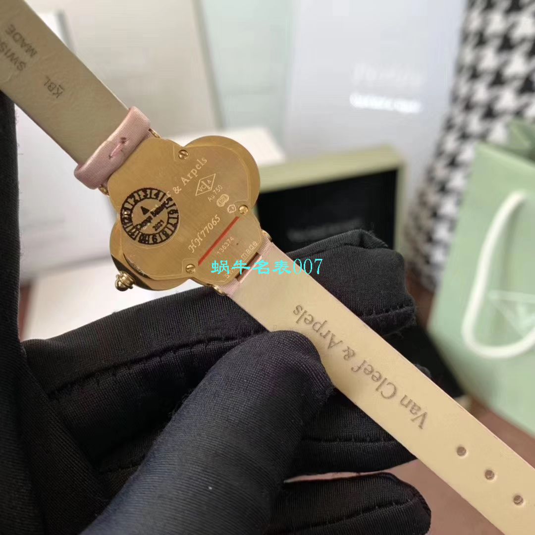 V&A Factory 2020年最新款高仿女表梵克雅宝ALHAMBRA系列VCARO8WT00,VCARO8SF00 wrist watch  / VCA09
