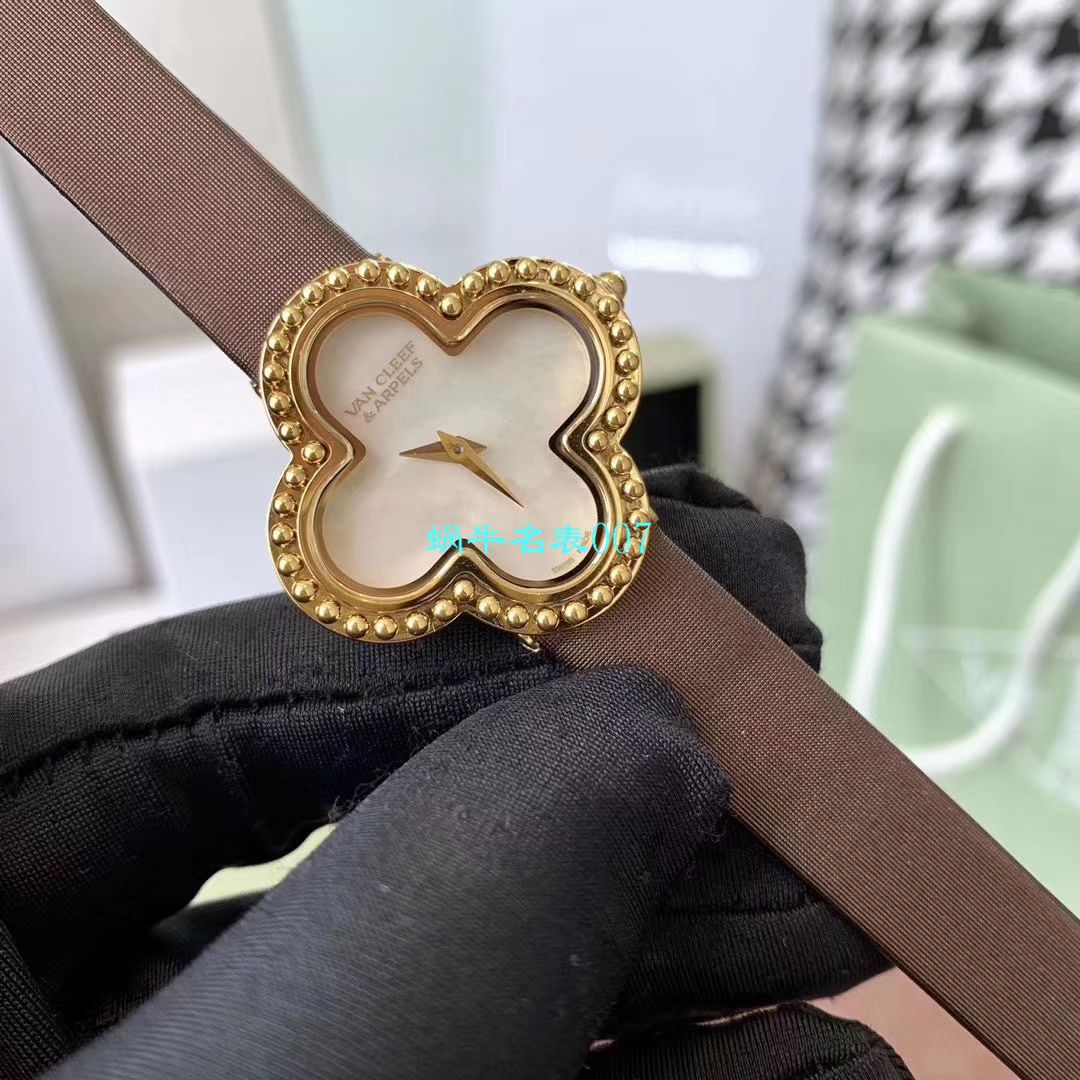 V&A Factory 2020年最新款高仿女表梵克雅宝ALHAMBRA系列VCARO8WT00,VCARO8SF00 wrist watch  / VCA09
