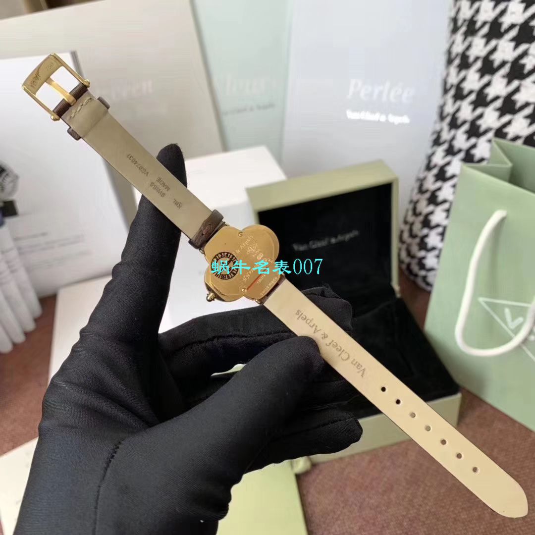 V&A Factory 2020年最新款高仿女表梵克雅宝ALHAMBRA系列VCARO8WT00,VCARO8SF00 wrist watch  / VCA09