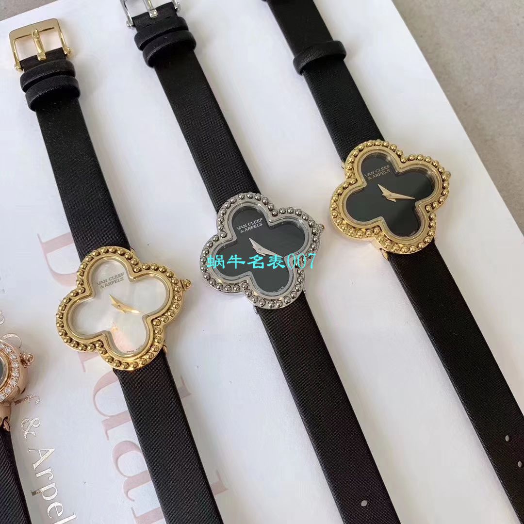 V&A Factory 2020年最新款高仿女表梵克雅宝ALHAMBRA系列VCARO8WT00,VCARO8SF00 wrist watch  / VCA09