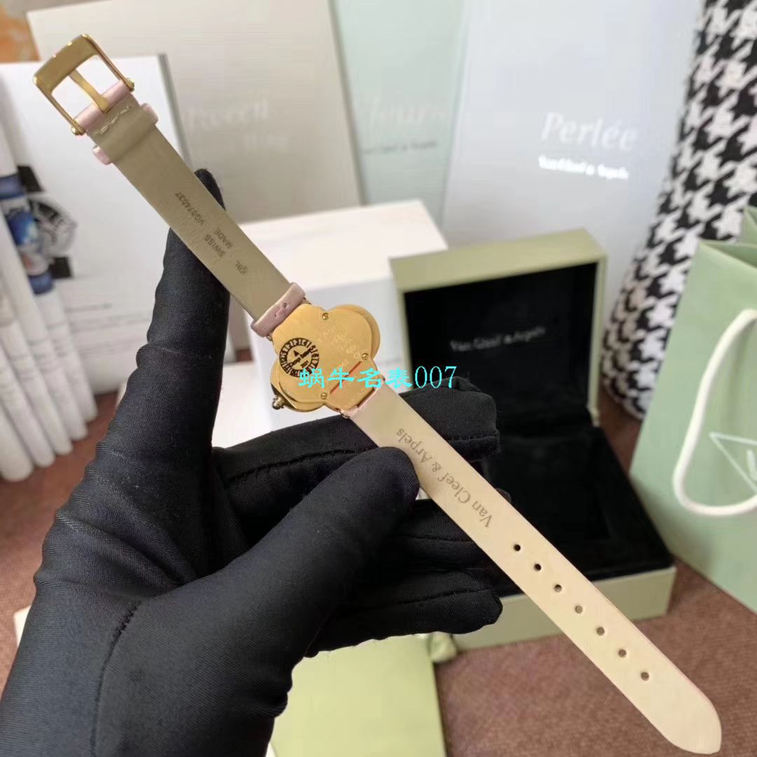 V&A Factory 2020年最新款高仿女表梵克雅宝ALHAMBRA系列VCARO8WT00,VCARO8SF00 wrist watch  / VCA09