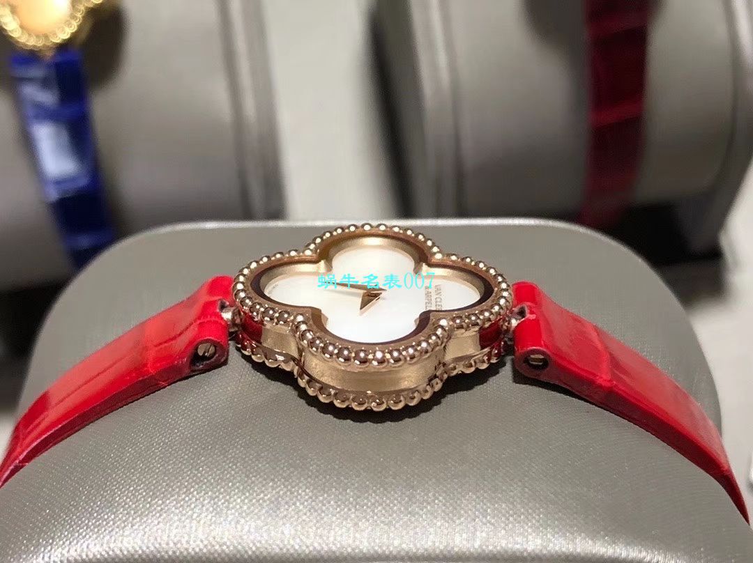 V&A Factory 2020年最新款高仿女表梵克雅宝ALHAMBRA系列VCARO8WT00,VCARO8SF00 wrist watch  / VCA09