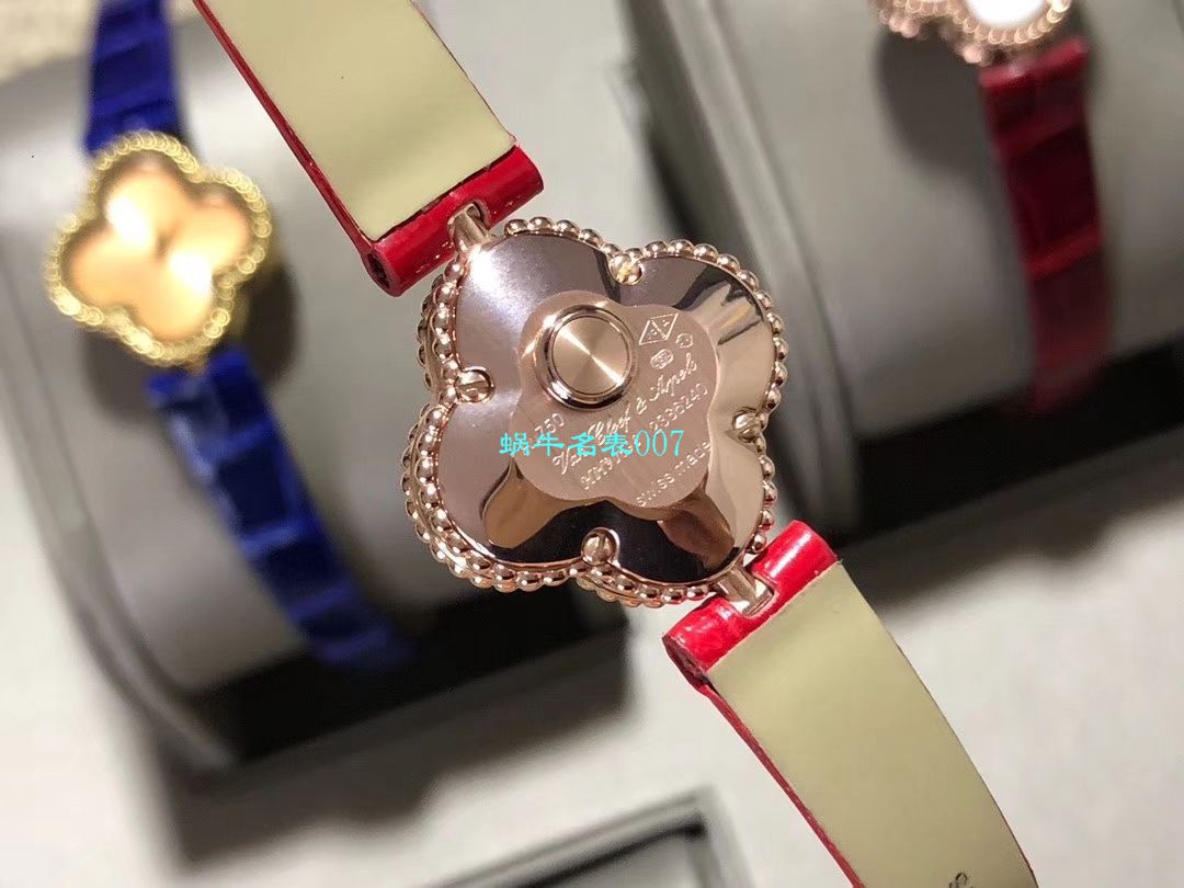 V&A Factory 2020年最新款高仿女表梵克雅宝ALHAMBRA系列VCARO8WT00,VCARO8SF00 wrist watch  / VCA09