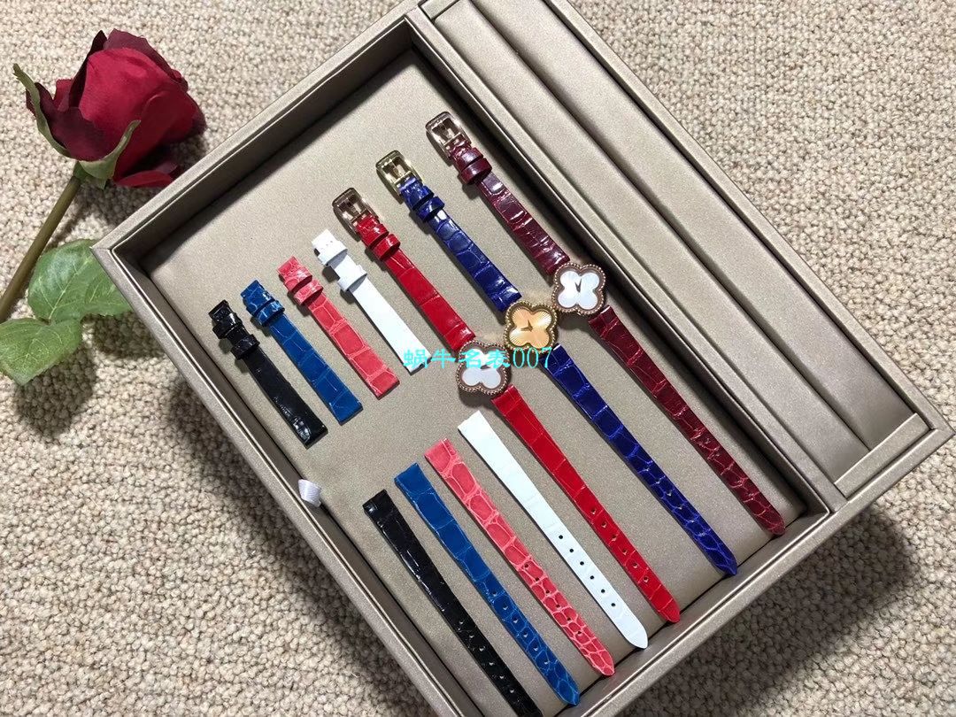 V&A Factory 2020年最新款高仿女表梵克雅宝ALHAMBRA系列VCARO8WT00,VCARO8SF00 wrist watch  / VCA09