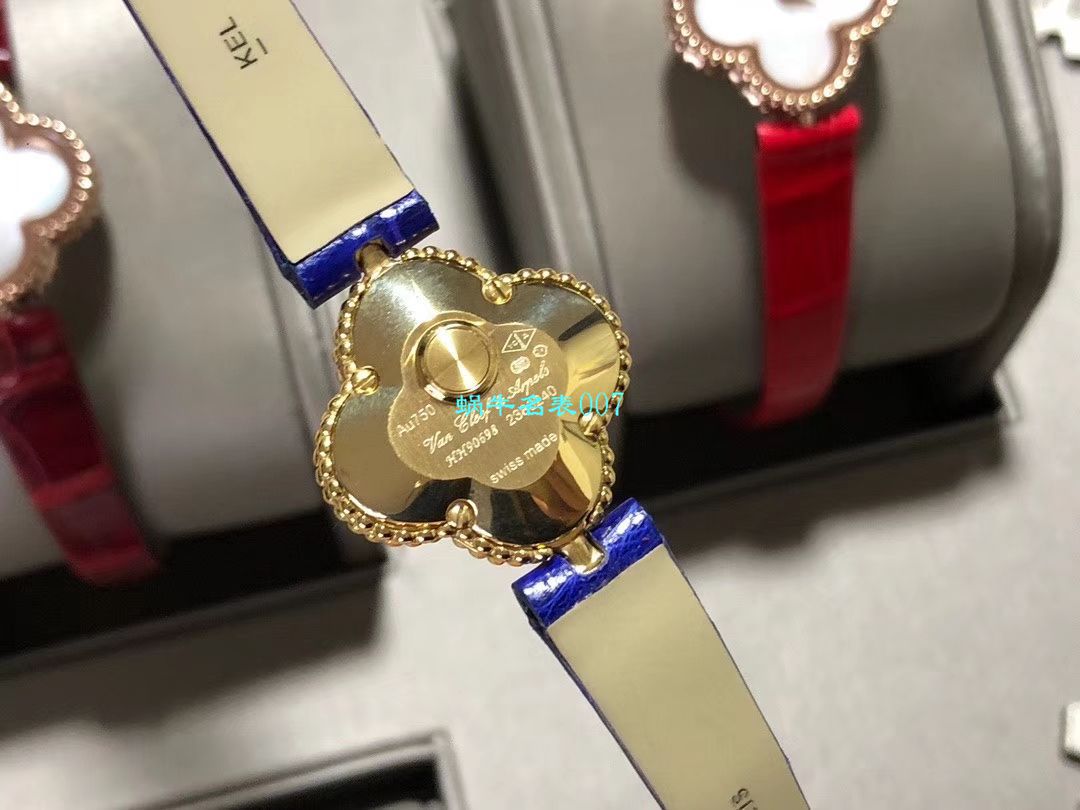 V&A Factory 2020年最新款高仿女表梵克雅宝ALHAMBRA系列VCARO8WT00,VCARO8SF00 wrist watch  / VCA09