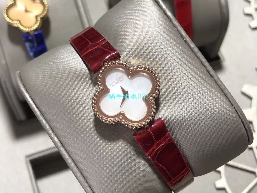V&A Factory 2020年最新款高仿女表梵克雅宝ALHAMBRA系列VCARO8WT00,VCARO8SF00 wrist watch  / VCA09