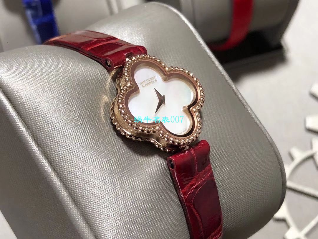 V&A Factory 2020年最新款高仿女表梵克雅宝ALHAMBRA系列VCARO8WT00,VCARO8SF00 wrist watch  / VCA09