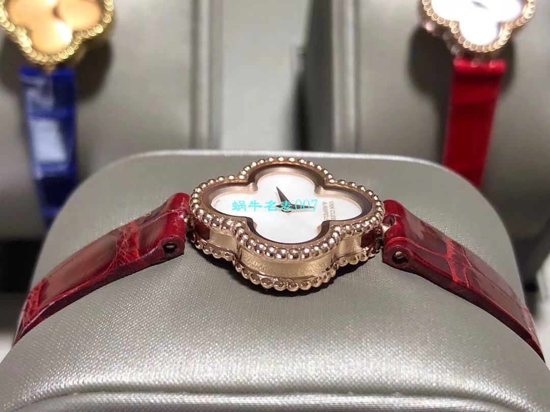 V&A Factory 2020年最新款高仿女表梵克雅宝ALHAMBRA系列VCARO8WT00,VCARO8SF00 wrist watch  / VCA09