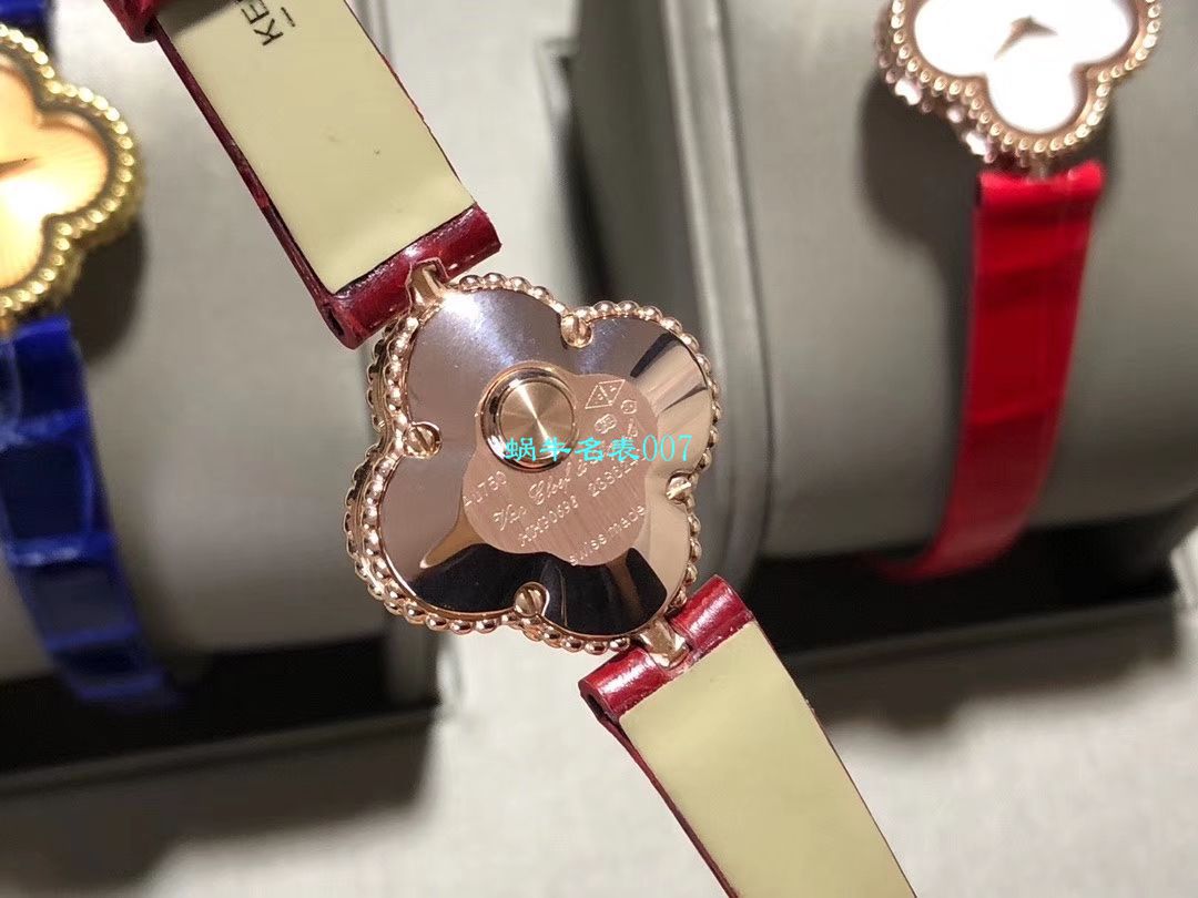 V&A Factory 2020年最新款高仿女表梵克雅宝ALHAMBRA系列VCARO8WT00,VCARO8SF00 wrist watch  / VCA09