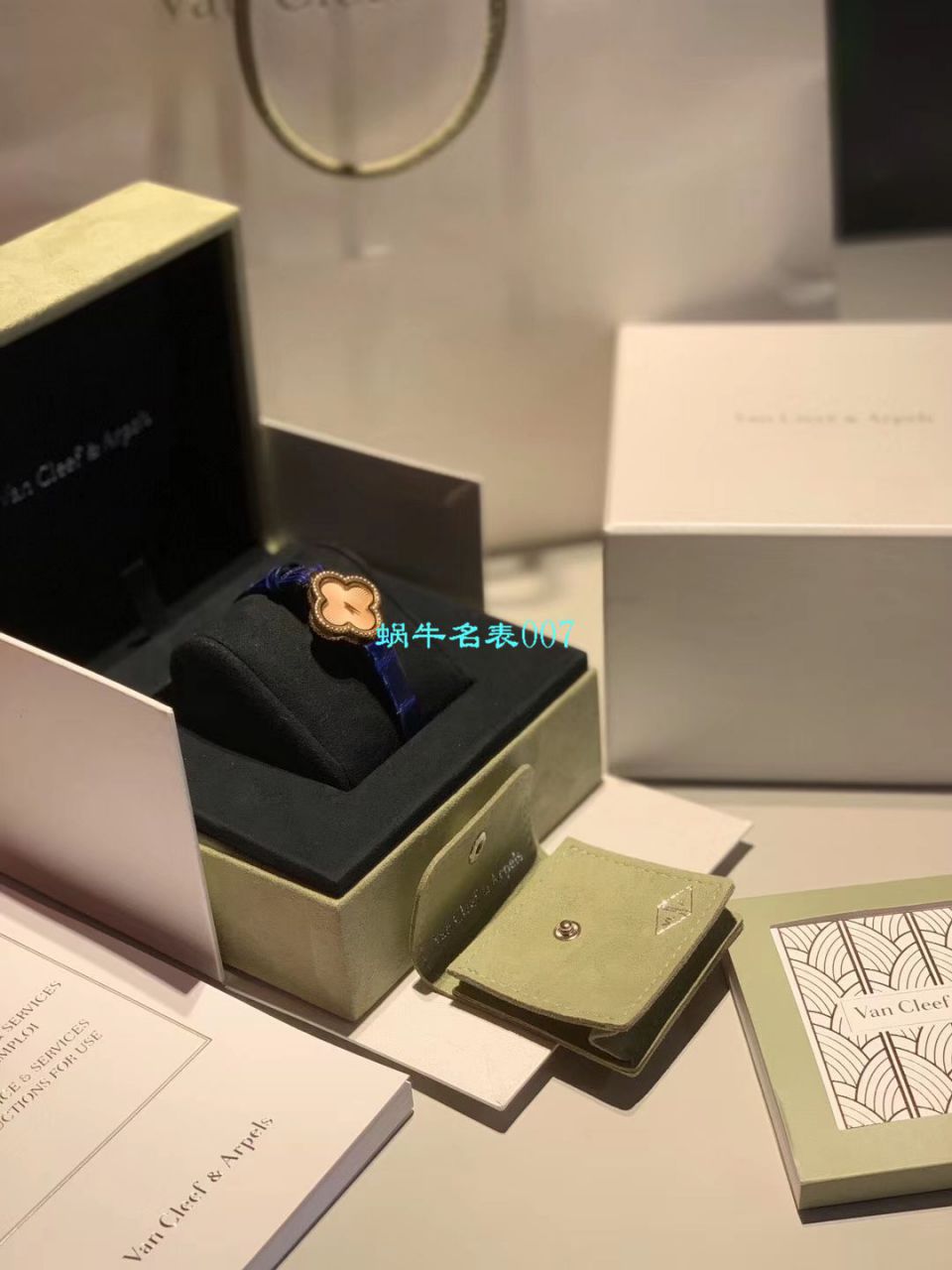 V&A Factory 2020年最新款高仿女表梵克雅宝ALHAMBRA系列VCARO8WT00,VCARO8SF00 wrist watch  / VCA09