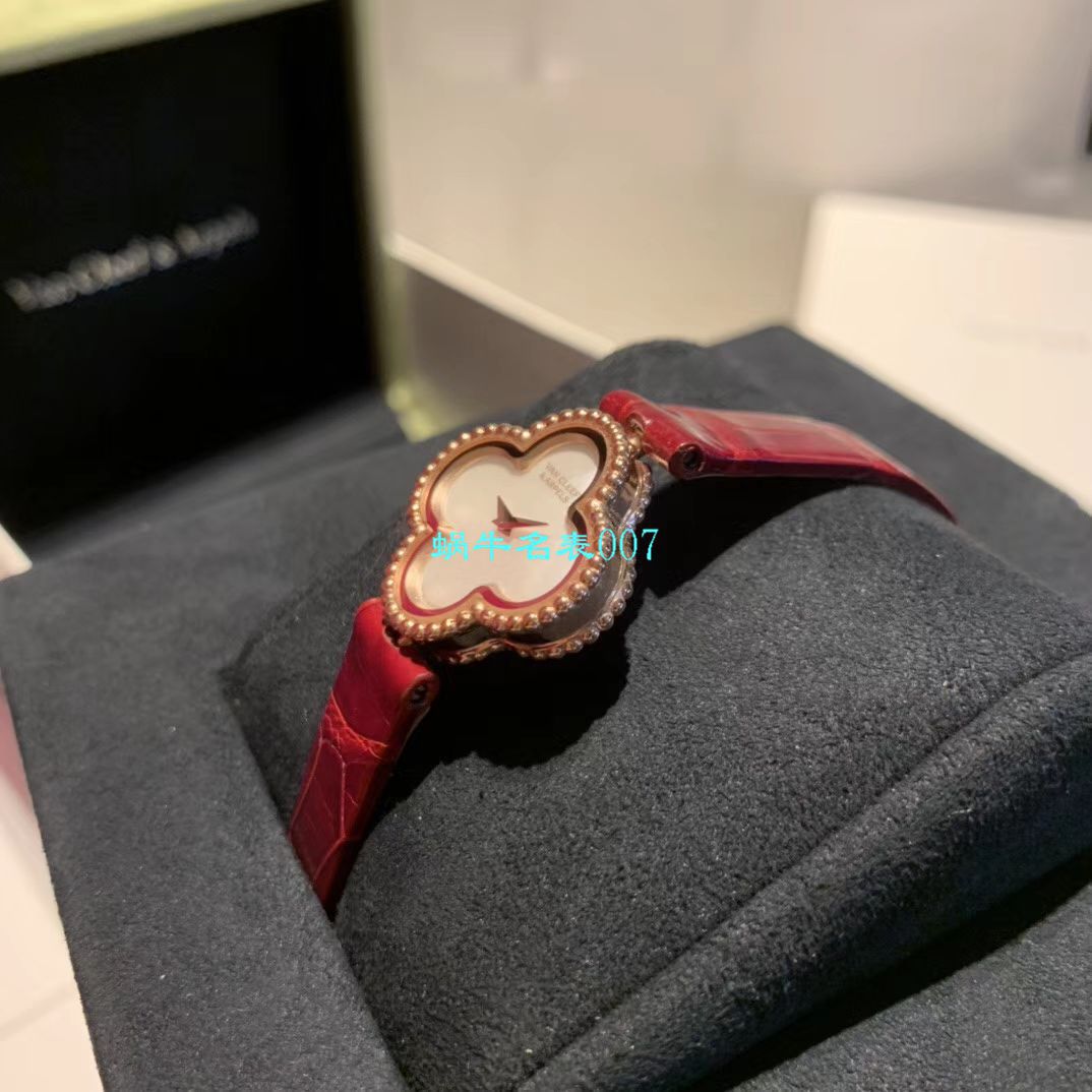V&A Factory 2020年最新款高仿女表梵克雅宝ALHAMBRA系列VCARO8WT00,VCARO8SF00 wrist watch  / VCA09