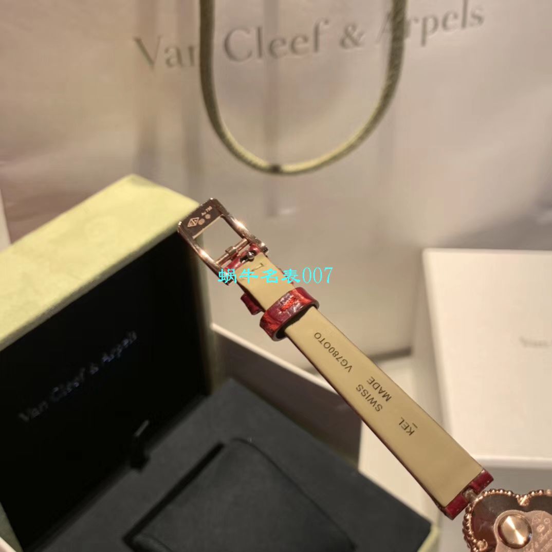 V&A Factory 2020年最新款高仿女表梵克雅宝ALHAMBRA系列VCARO8WT00,VCARO8SF00 wrist watch  / VCA09