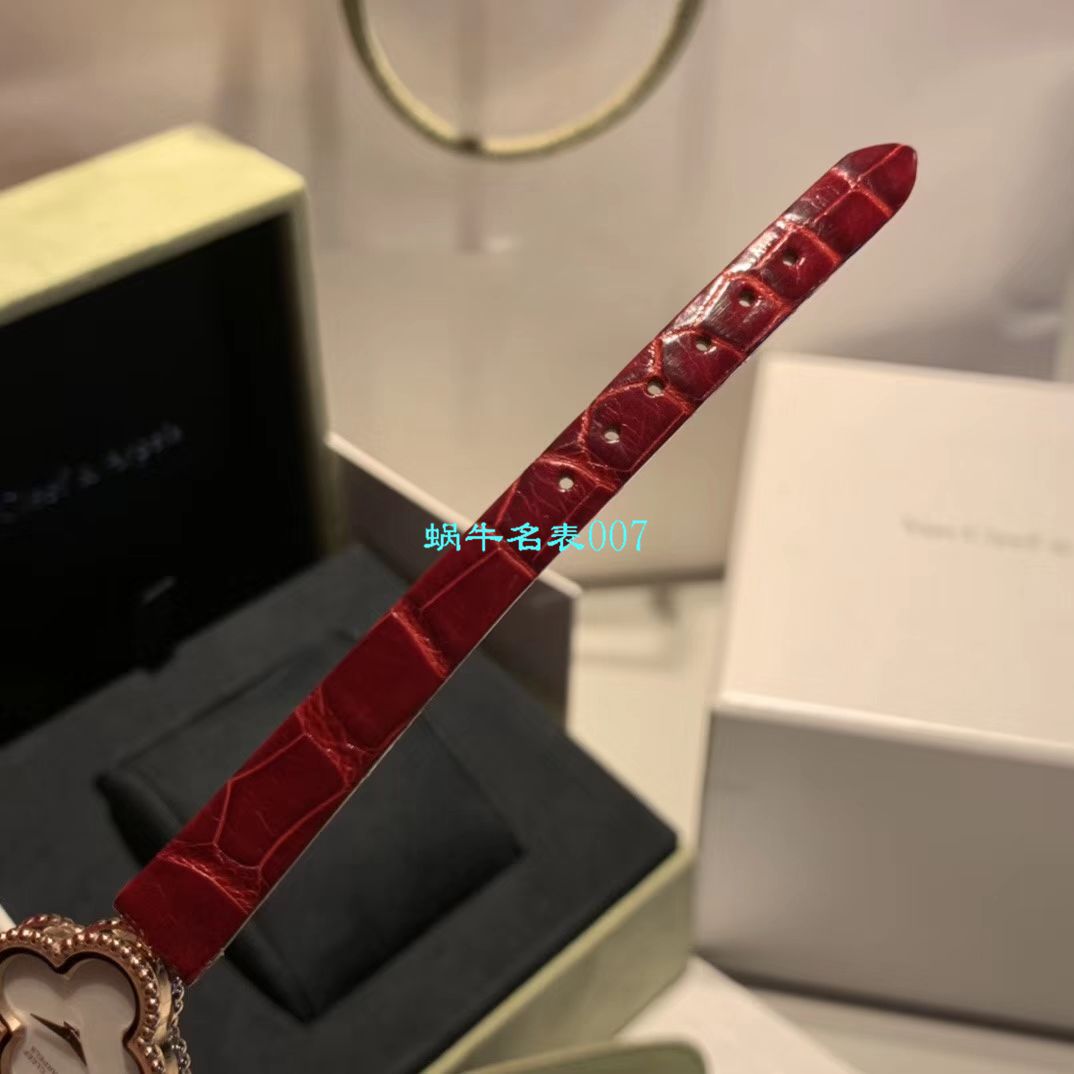 V&A Factory 2020年最新款高仿女表梵克雅宝ALHAMBRA系列VCARO8WT00,VCARO8SF00 wrist watch  / VCA09