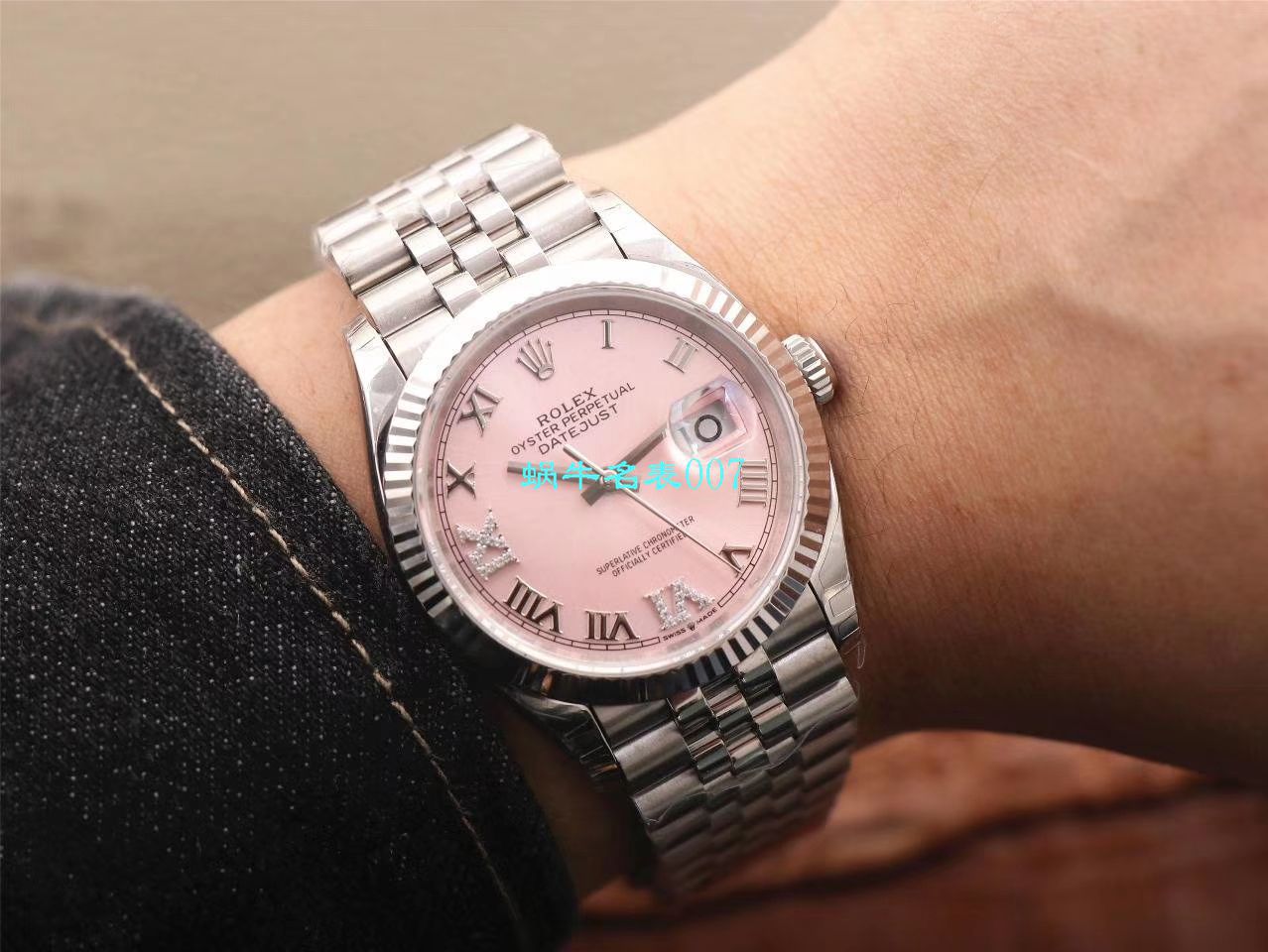  Video analysis EW Factory  top 复刻高仿 Rolex   Datejust 36毫米m126233-0025 wrist watch  / R356