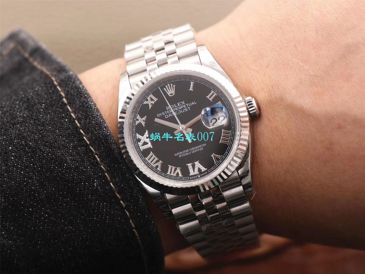  Video analysis EW Factory  top 复刻高仿 Rolex   Datejust 36毫米m126233-0025 wrist watch  / R356