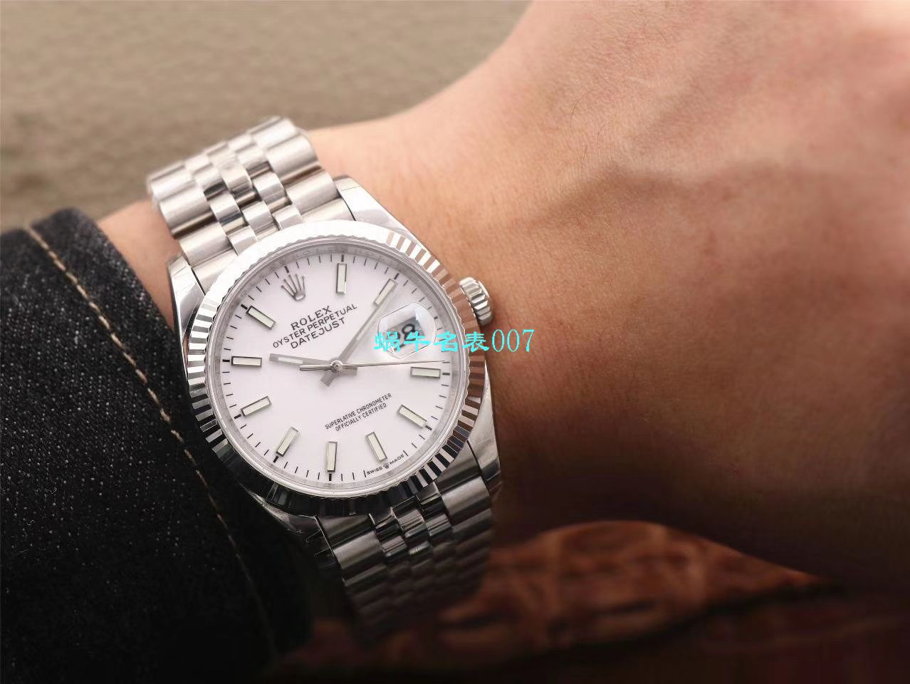  Video analysis EW Factory  top 复刻高仿 Rolex   Datejust 36毫米m126233-0025 wrist watch  / R356