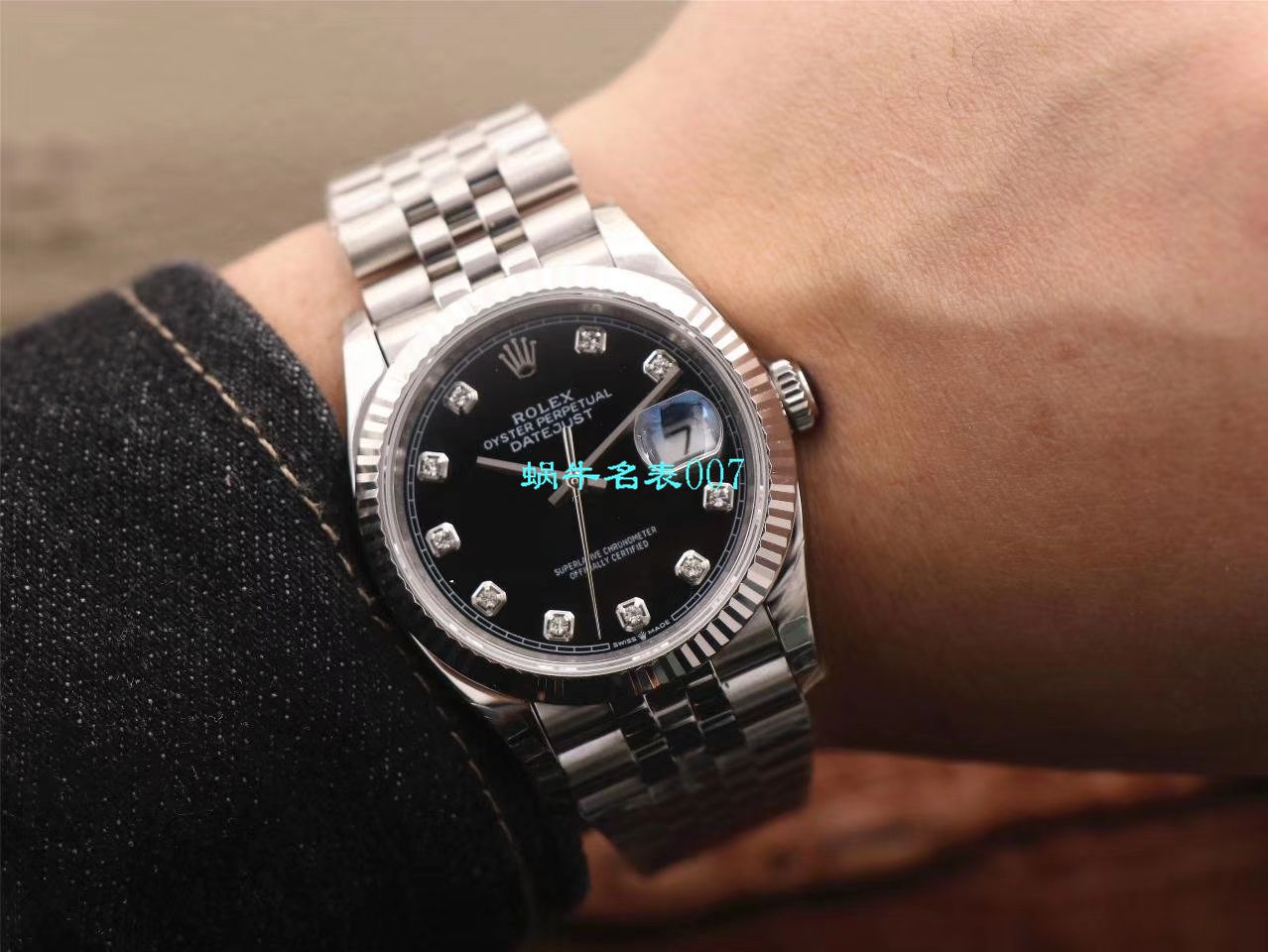  Video analysis EW Factory  top 复刻高仿 Rolex   Datejust 36毫米m126233-0025 wrist watch  / R356
