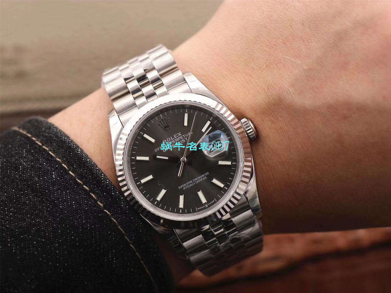  Video analysis EW Factory  top 复刻高仿 Rolex   Datejust 36毫米m126233-0025 wrist watch  / R356