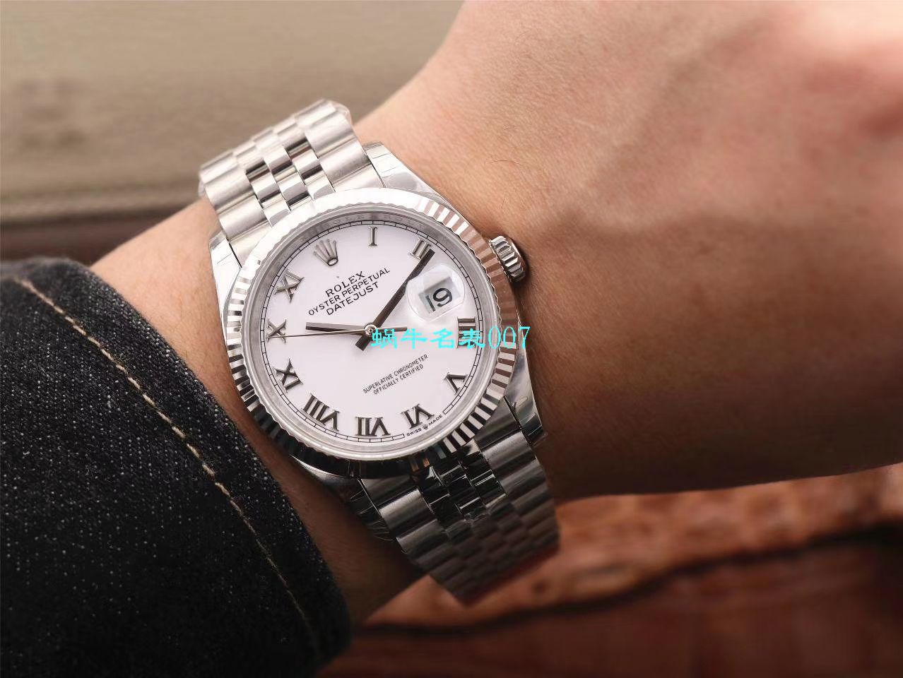  Video analysis EW Factory  top 复刻高仿 Rolex   Datejust 36毫米m126233-0025 wrist watch  / R356