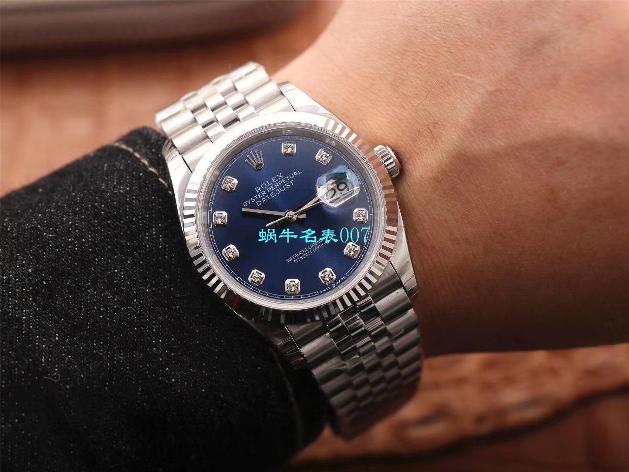 Video analysis EW Factory  top 复刻高仿 Rolex   Datejust 36毫米m126233-0025 wrist watch  / R356