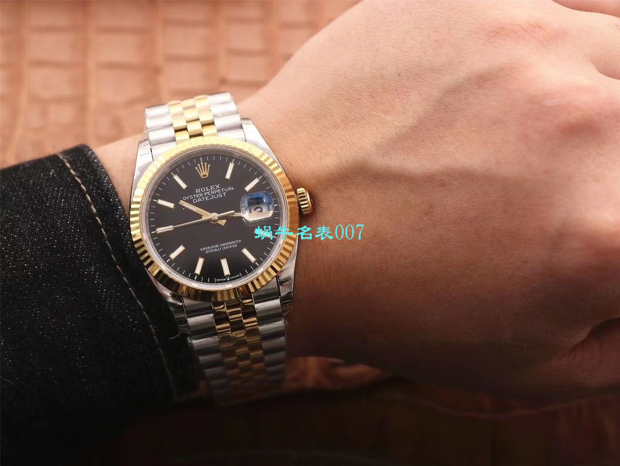  Video analysis EW Factory  top 复刻高仿 Rolex   Datejust 36毫米m126233-0025 wrist watch  / R356