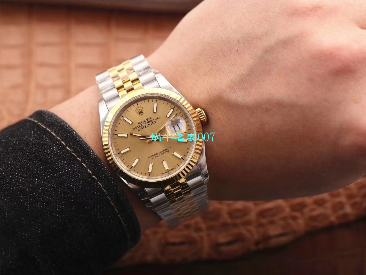  Video analysis EW Factory  top 复刻高仿 Rolex   Datejust 36毫米m126233-0025 wrist watch  / R356