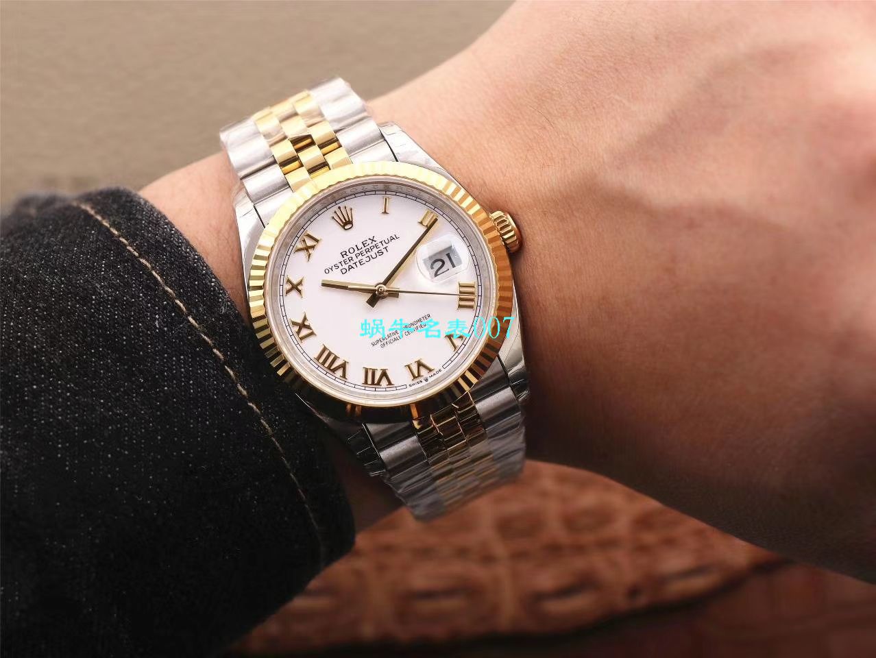  Video analysis EW Factory  top 复刻高仿 Rolex   Datejust 36毫米m126233-0025 wrist watch  / R356