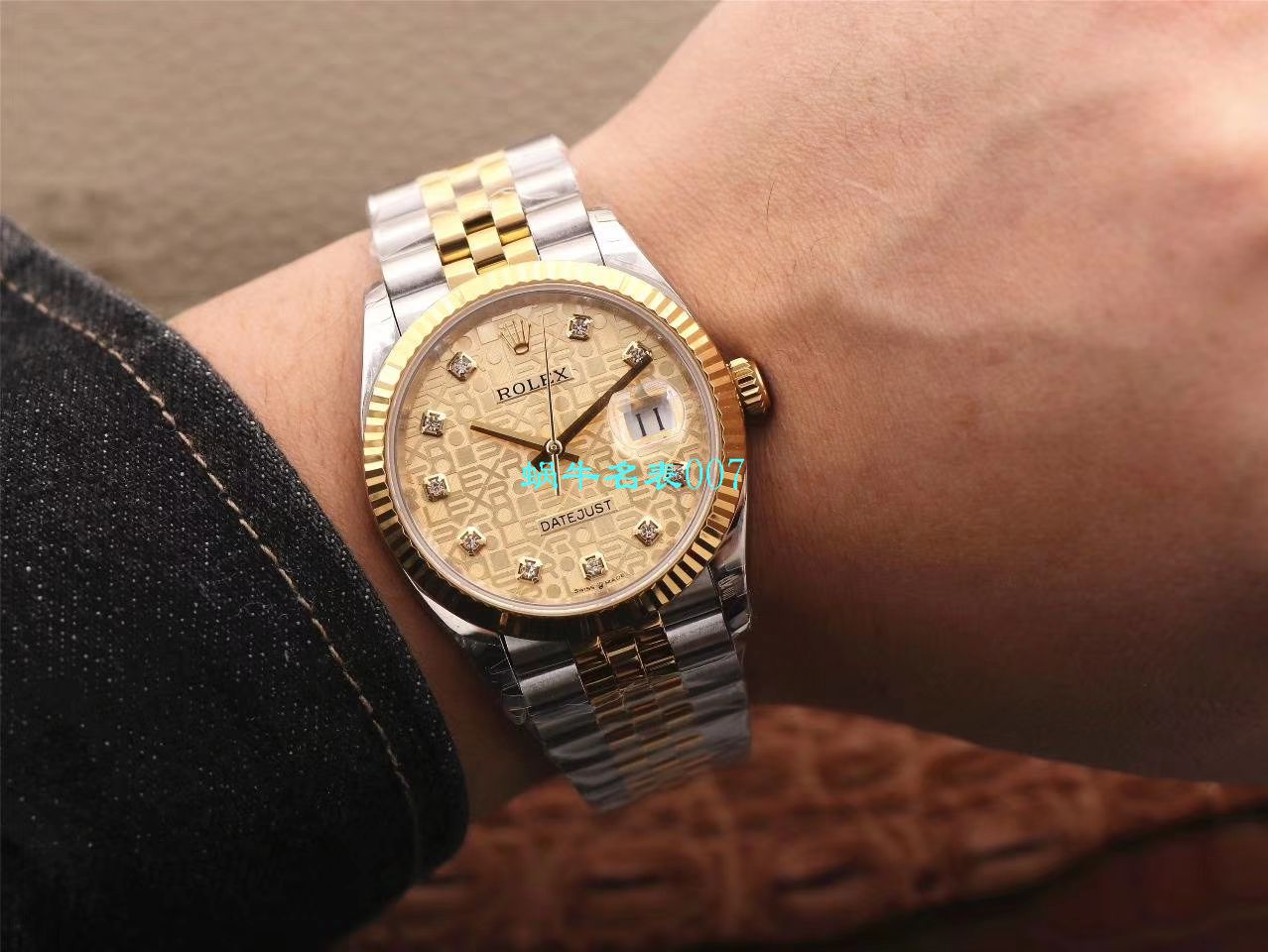  Video analysis EW Factory  top 复刻高仿 Rolex   Datejust 36毫米m126233-0025 wrist watch  / R356