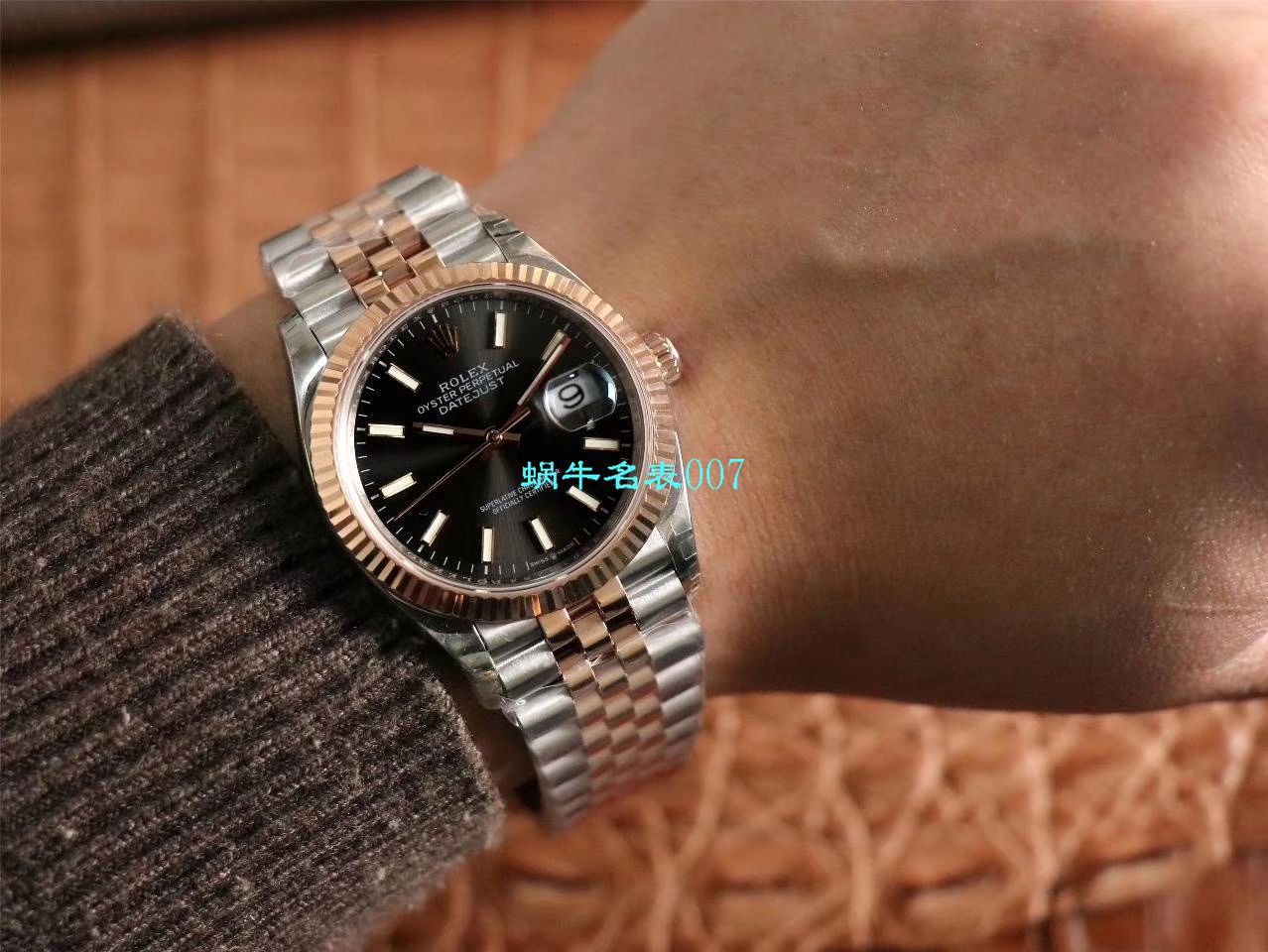  Video analysis EW Factory  top 复刻高仿 Rolex   Datejust 36毫米m126233-0025 wrist watch  / R356